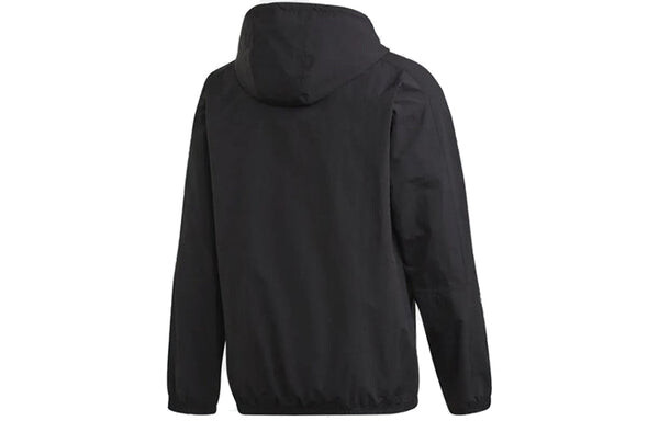 Куртка adidas originals Casual Sports Zipper Hooded Jacket Black, черный — фото 2