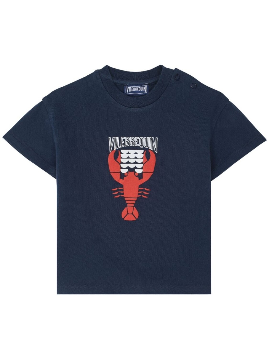 

Vilebrequin Kids футболка Lobsters из органического хлопка, синий