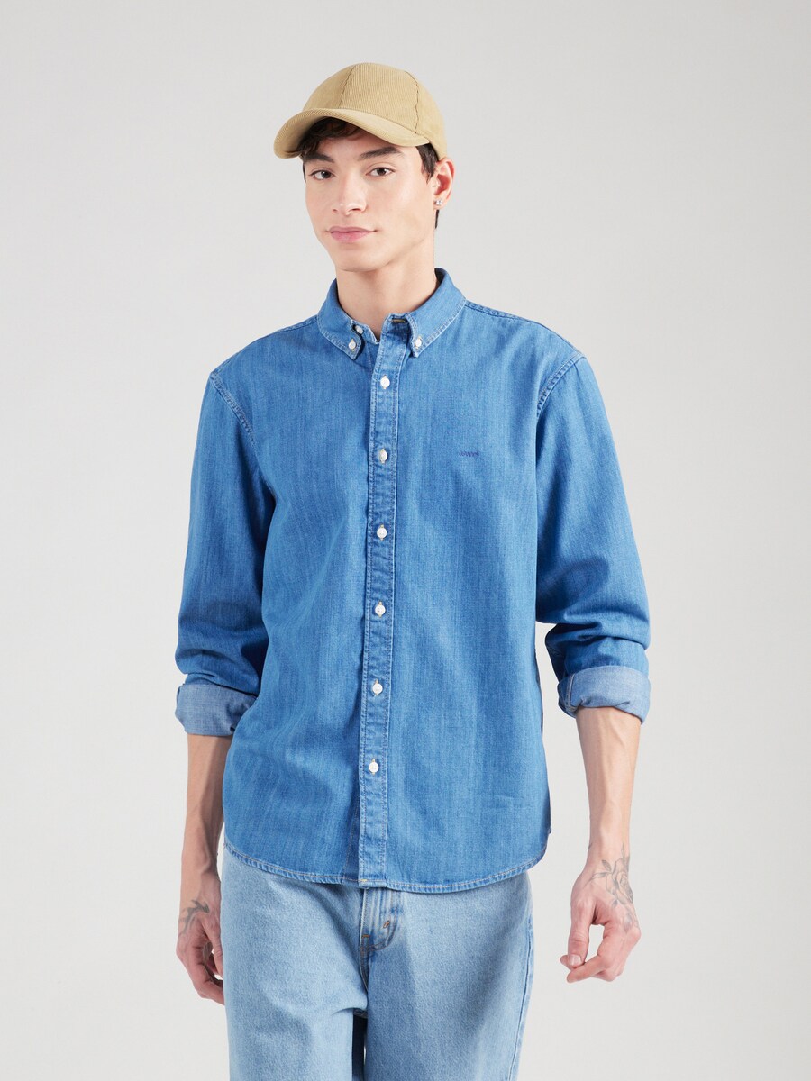 Рубашка на пуговицах классического кроя LEVIS ┬о Authentic Button Down Shirt, Blue denim — фото 2