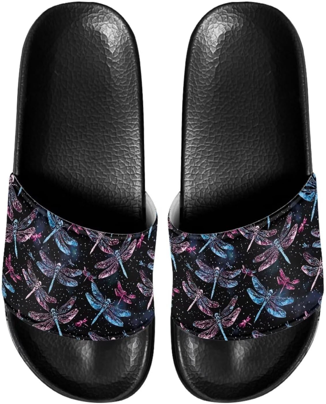 

Сланцы для женщин на плоской подошве с открытым носком, удобные пляжные сандалии, тапочки Judentidos, синий