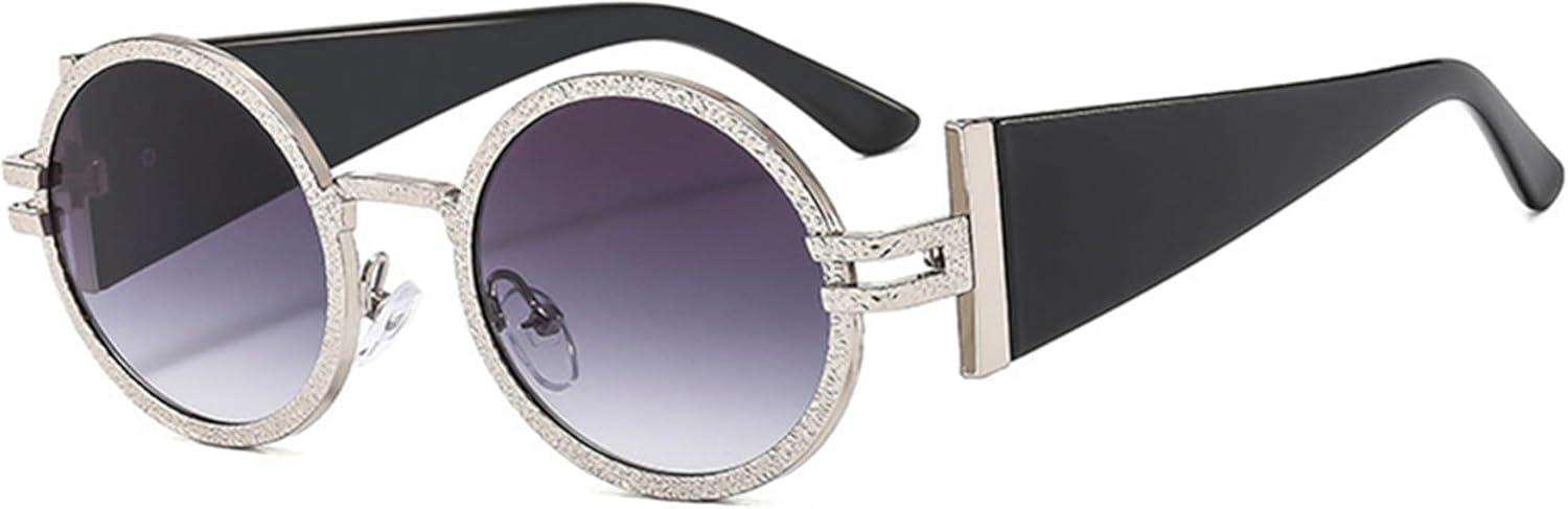 

Круглые солнцезащитные очки bullabulling для женщин, модные солнцезащитные очки, стильные винтажные золотые солнцезащитные очки для женщин в стиле 90-х, защита от ультрафиолета UV400, C1