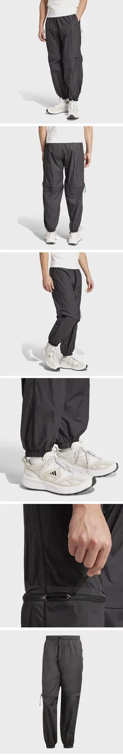 Мужские карго-брюки City Escape Premium Zip-Off чёрные от Adidas — фото 4