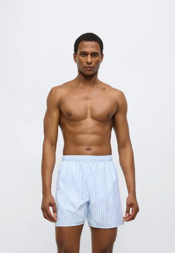 Плавки-Шорты maillot de bain Lacoste, White/Chambray — фото 3