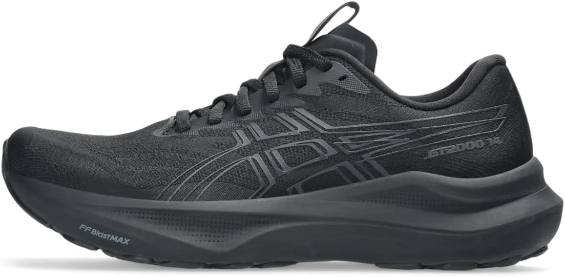Мужские беговые кроссовки ASICS GT-2000 14, Black Grey Black Graphite Grey