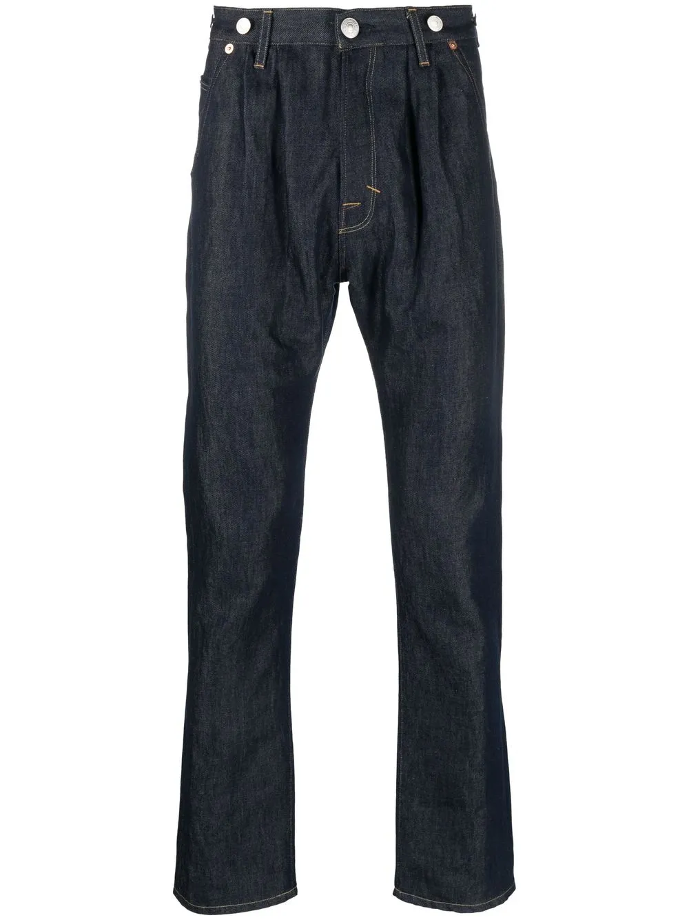 

Узкие джинсы из коллаборации с Comme des Garçons и Levis Junya Watanabe MAN, синий