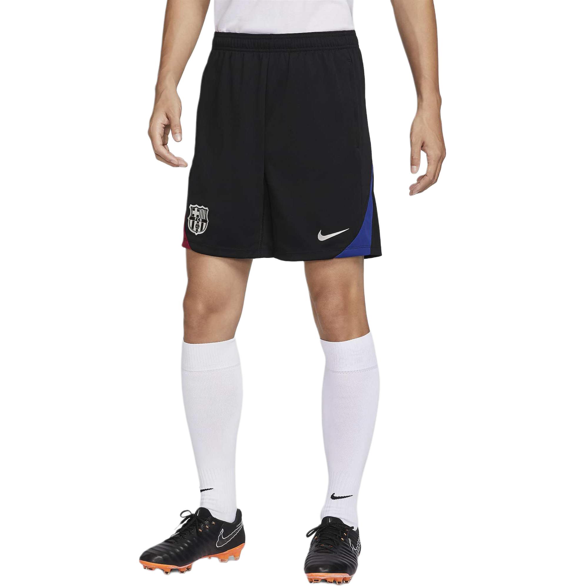 Nike Футболка F.C. Barcelona Strike Soccer Bottom Men's Black — фото 3