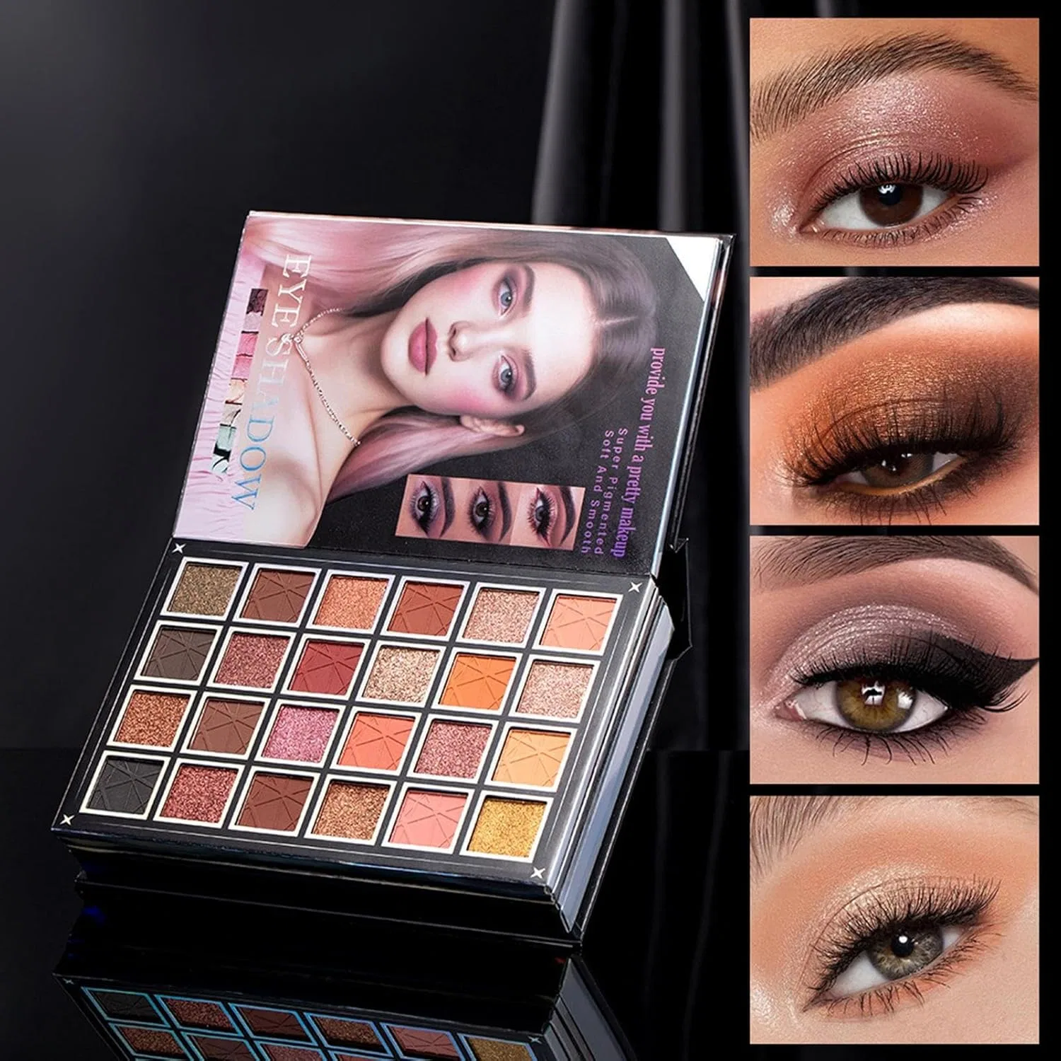 Палетка для лица Glitter Blush Contour Face Palette, 48 цветов, 120 г — фото 2