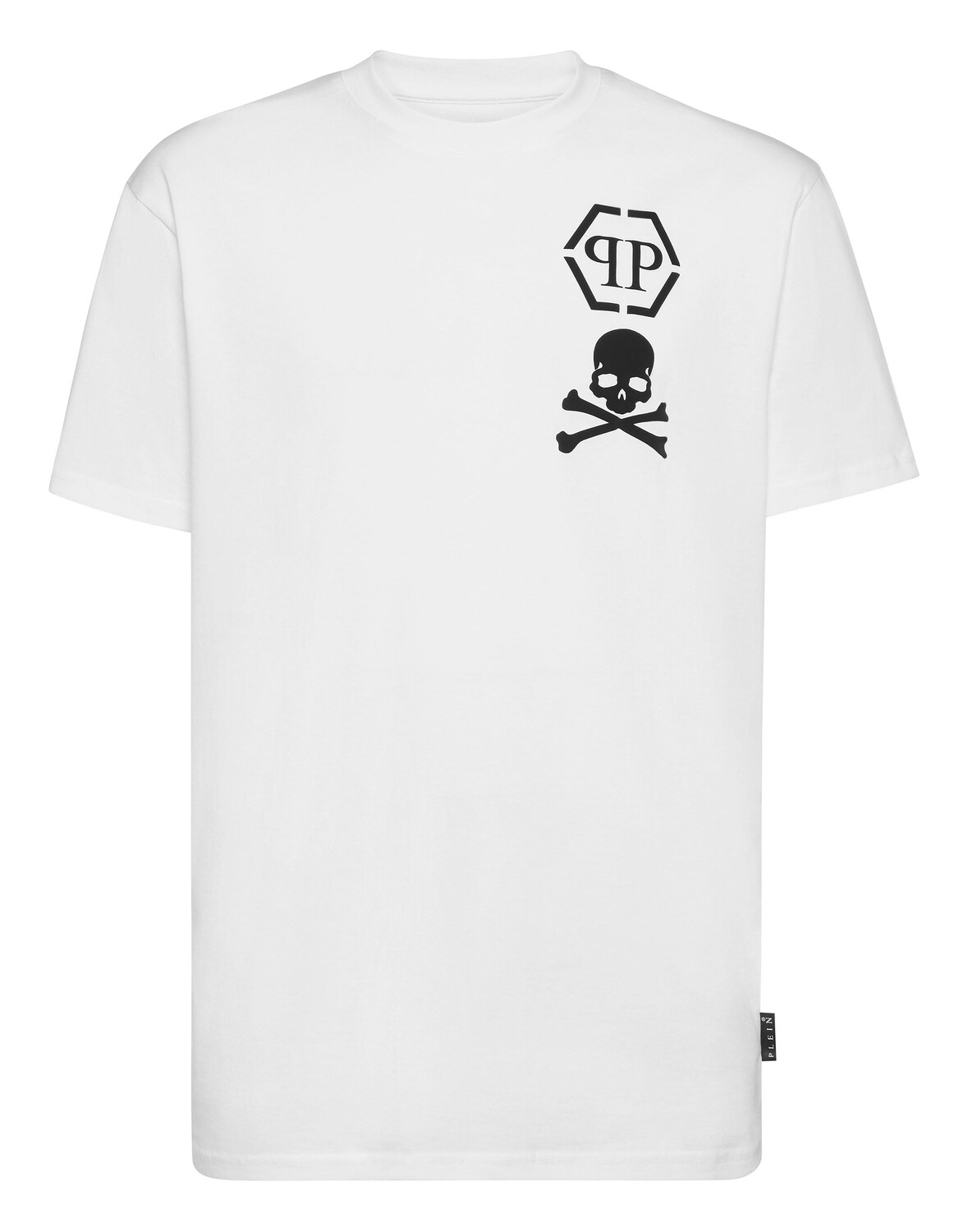 

Футболка с круглым вырезом SS Skull&Bones Philipp Plein, белый