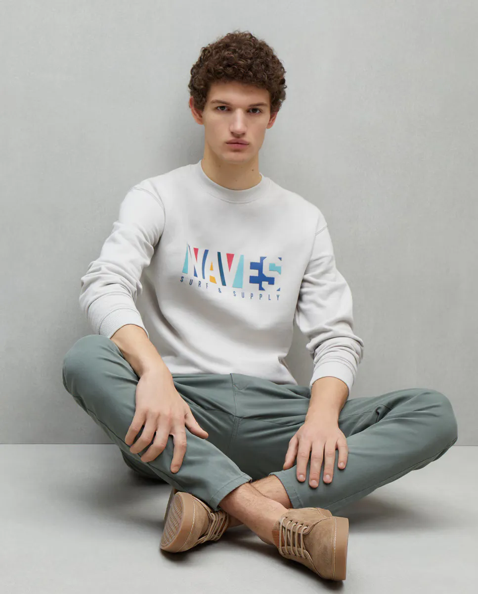 

Мужская толстовка с круглым вырезом Easy Wear, цвет Hielo