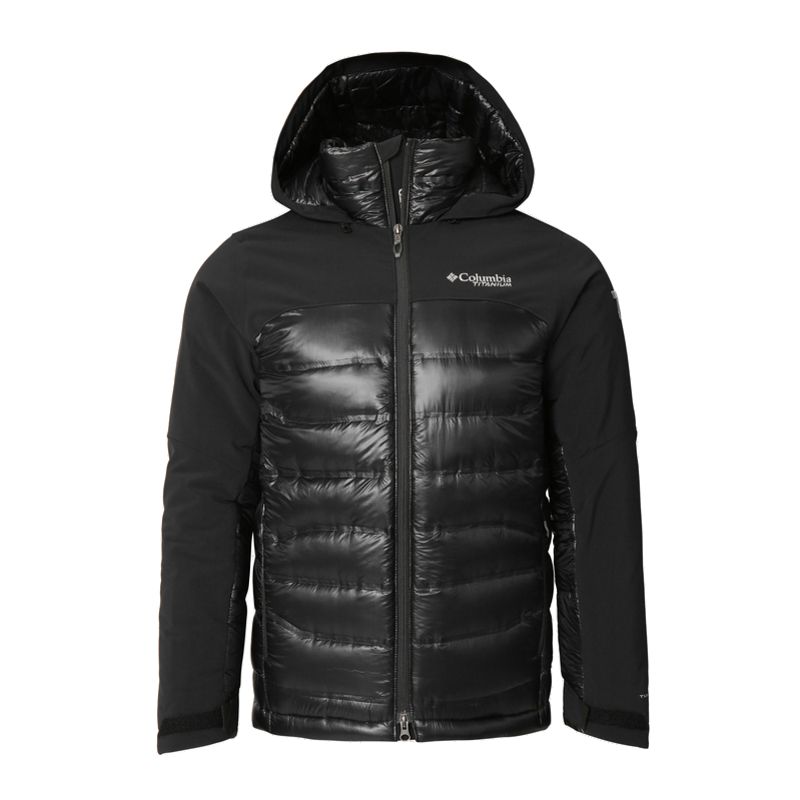 

Columbia Титановая пуховая куртка мужская черная, Black