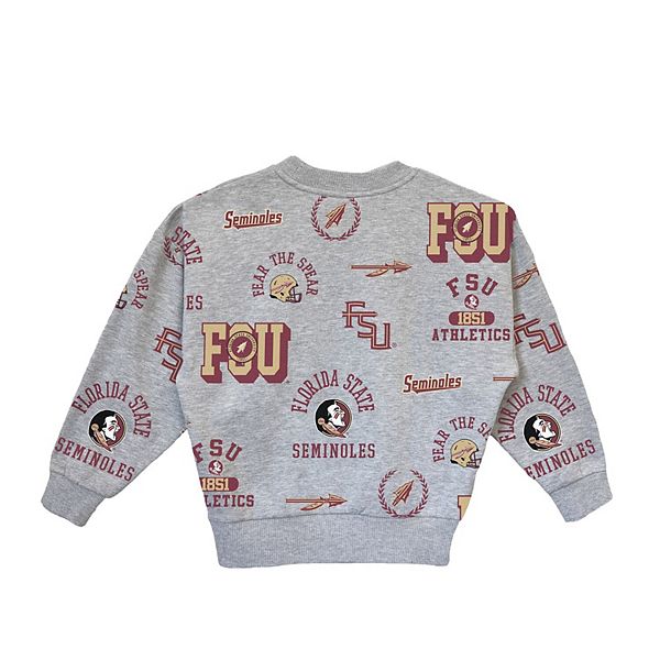 Детская толстовка Florida State Seminoles Always On Repeat, цвет heather gray Gameday Couture — фото 4