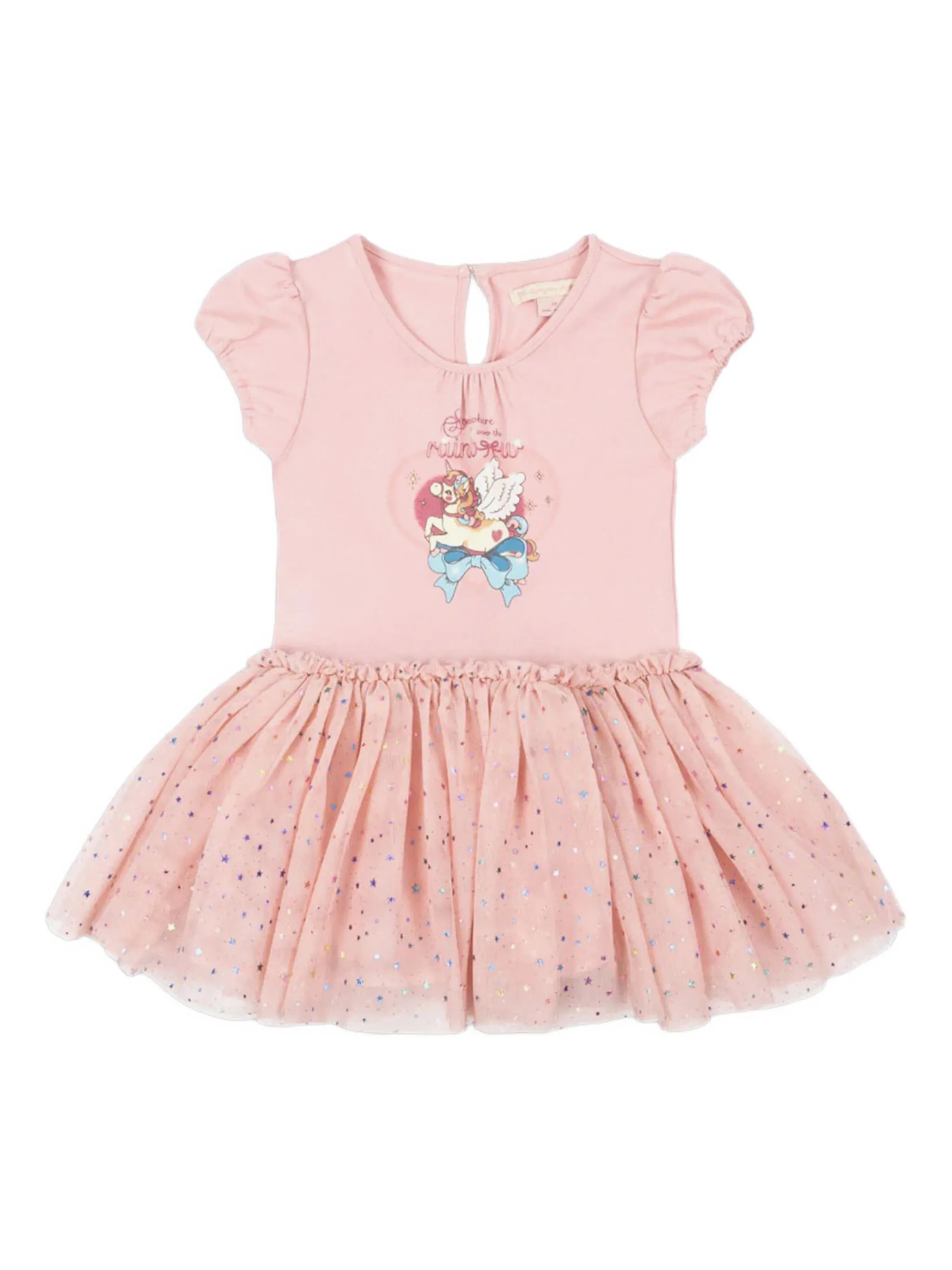 

Платье с принтом Konges Sløjd, розовый