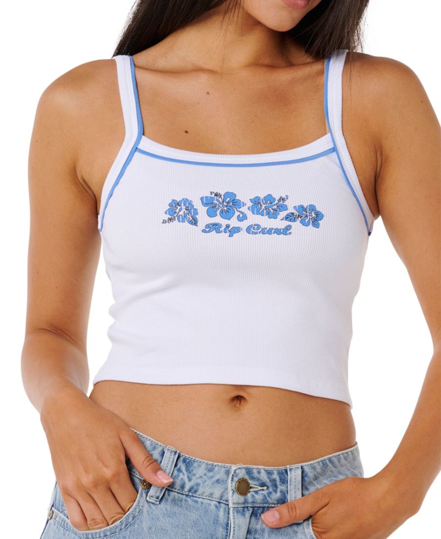 Женская памятная детская майка Rip Curl, White — фото 2