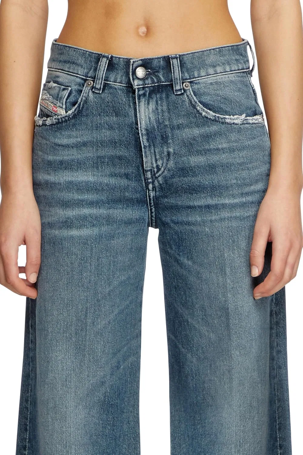 Джинсы Diesel 1978 D-Akemi Flare, Medium Blue — фото 3