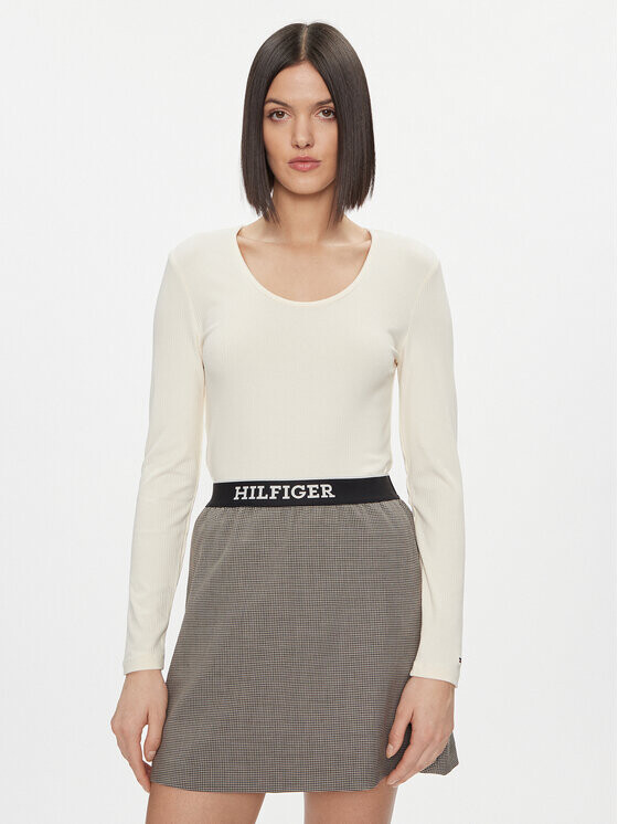 

Узкая блузка Tommy Hilfiger, бежевый