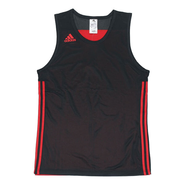 

Майка adidas Basketball Training Casual Breathable Knitted Vest Men Black/Red, черный