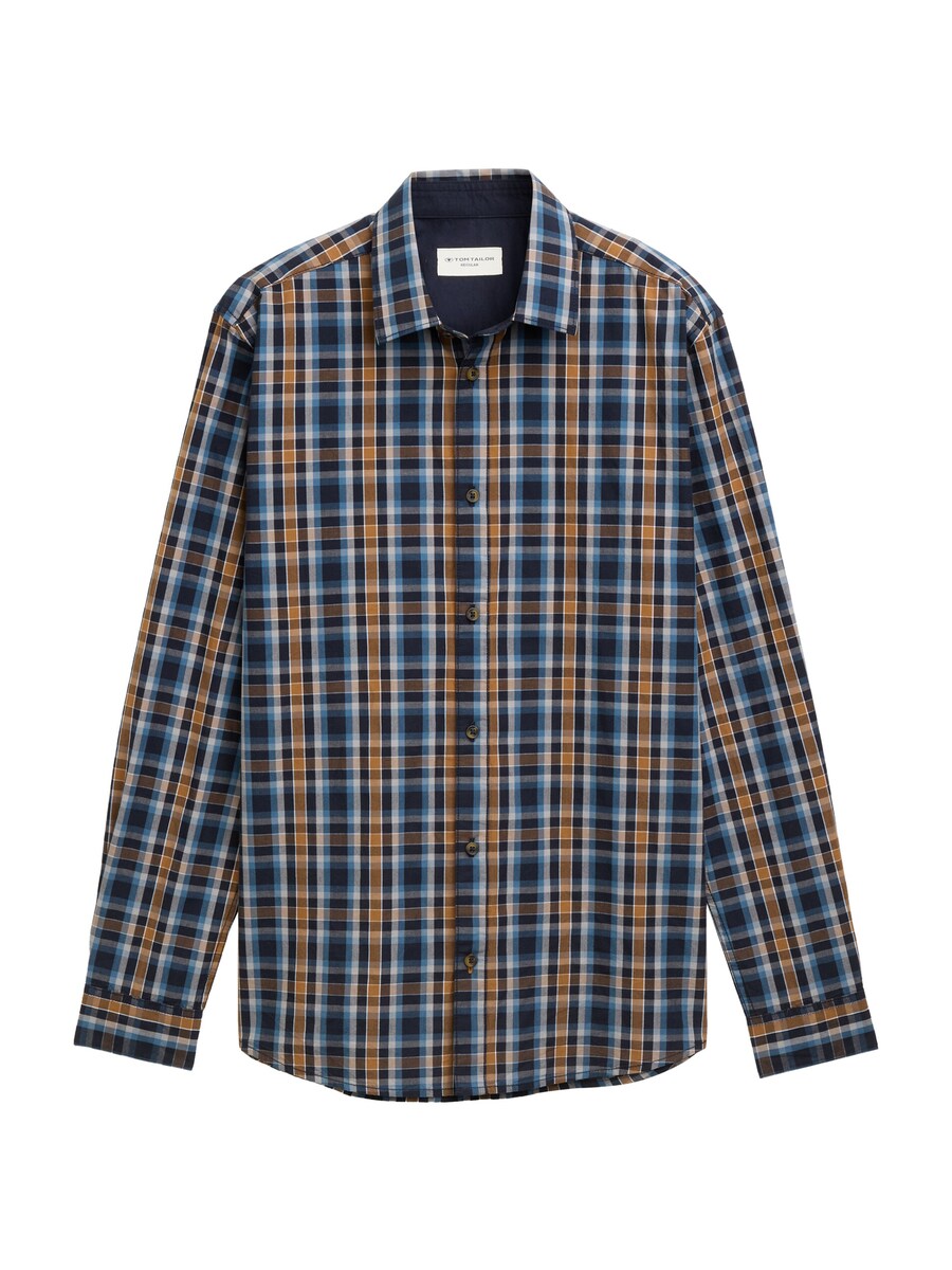 

Рубашка на пуговицах классического кроя TOM TAILOR, Navy/Light blue