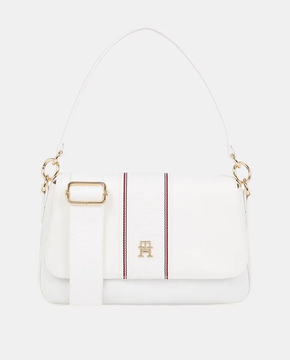 

Сумка через плечо с фирменной символикой Tommy Hilfiger, белый