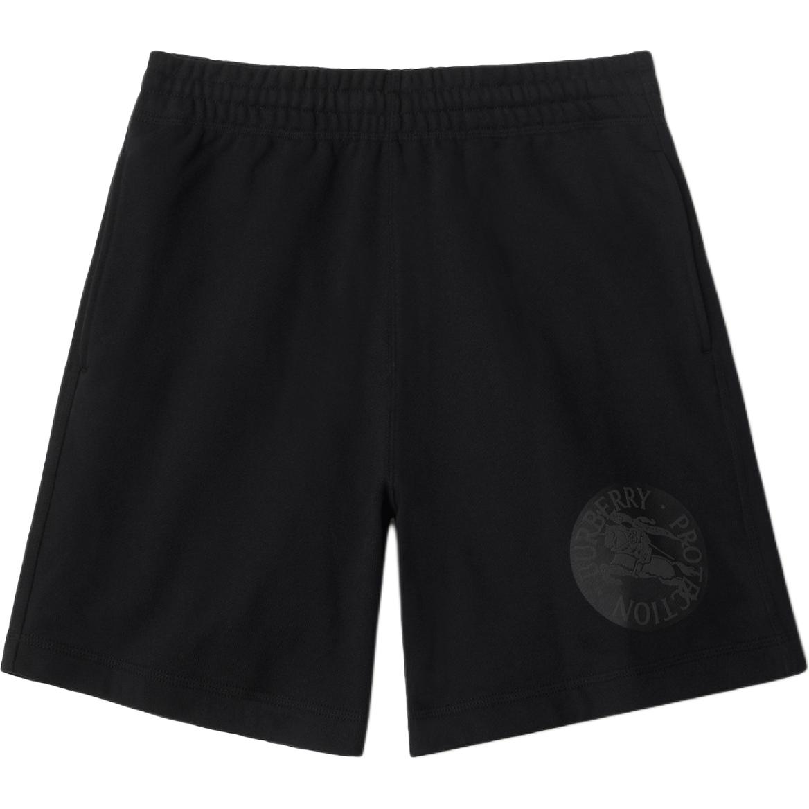 

Шорты с принтом «Рыцарь-всадник» Burberry, черный