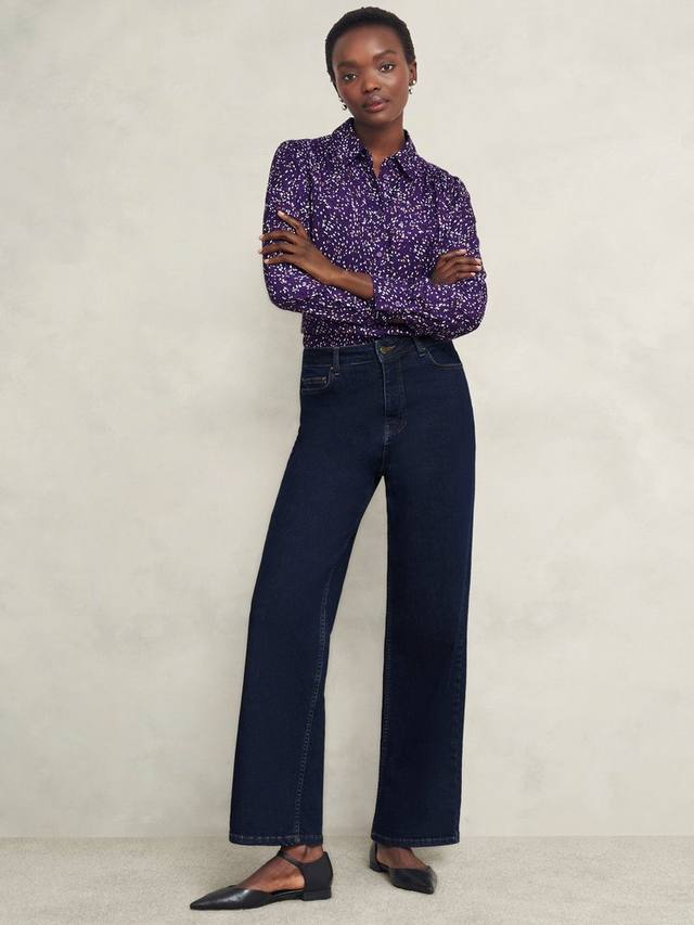 

Рубашка с абстрактным пятном от кирсти Hobbs, цвет Purple/Multi