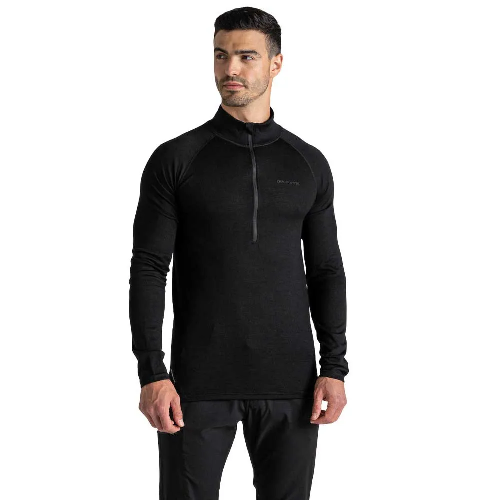 

Толстовка Craghoppers Expert Merino half zip, черный