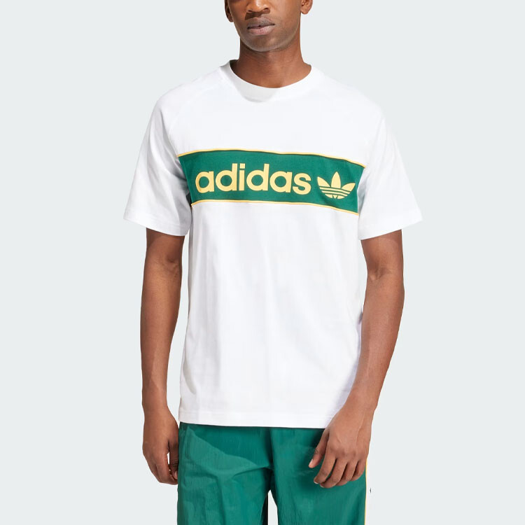 Архивная хлопковая футболка Adidas Adidas Originals, белый — фото 2