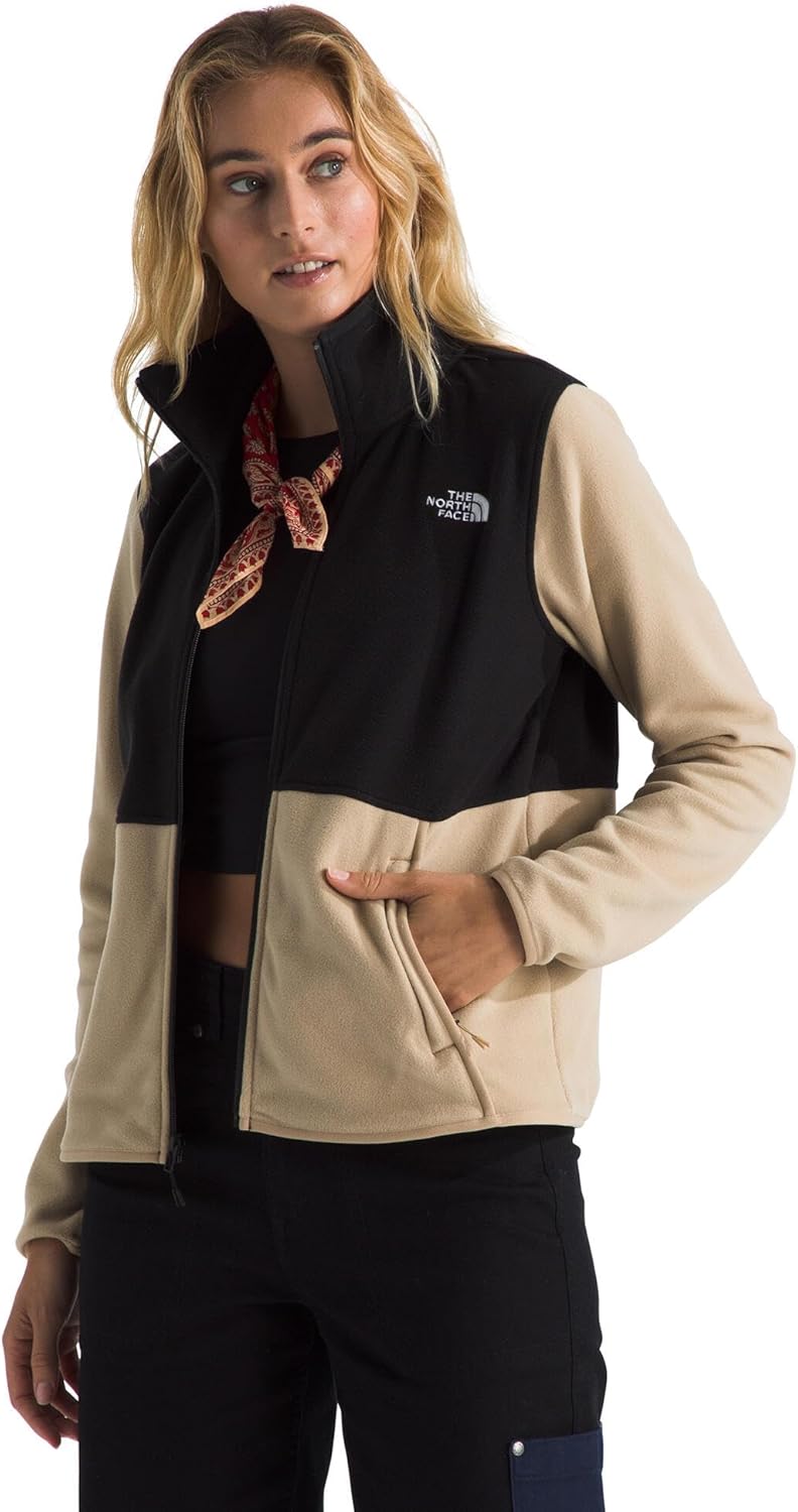 

The North Face Женская куртка Glacier Fleece, Khaki Stone/Tnf Black