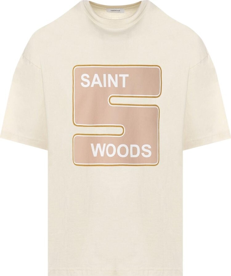

Футболка Saintwoods You Go 'Natural', загар