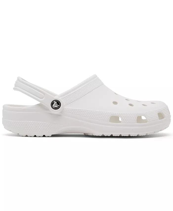 Мужские и женские классические сабо от Finish Line Crocs, белый — фото 2