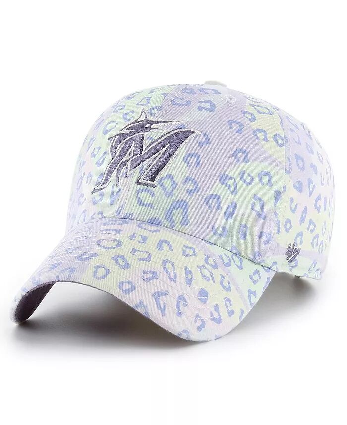

Женская фиолетовая кепка Miami Marlins Cosmic Clean Up Adjustable '47 Brand