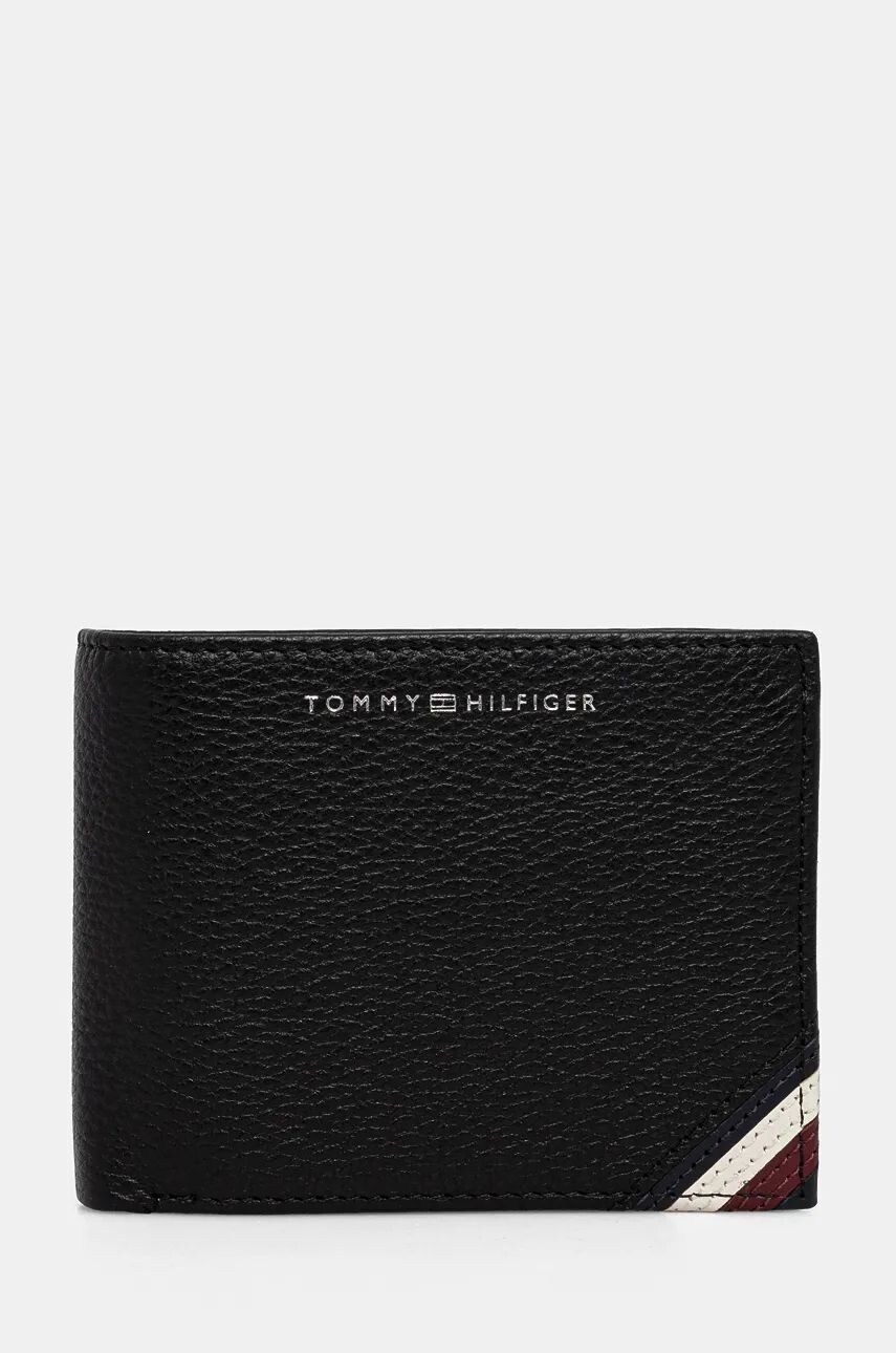 

Кожаный кошелек Tommy Hilfiger, черный