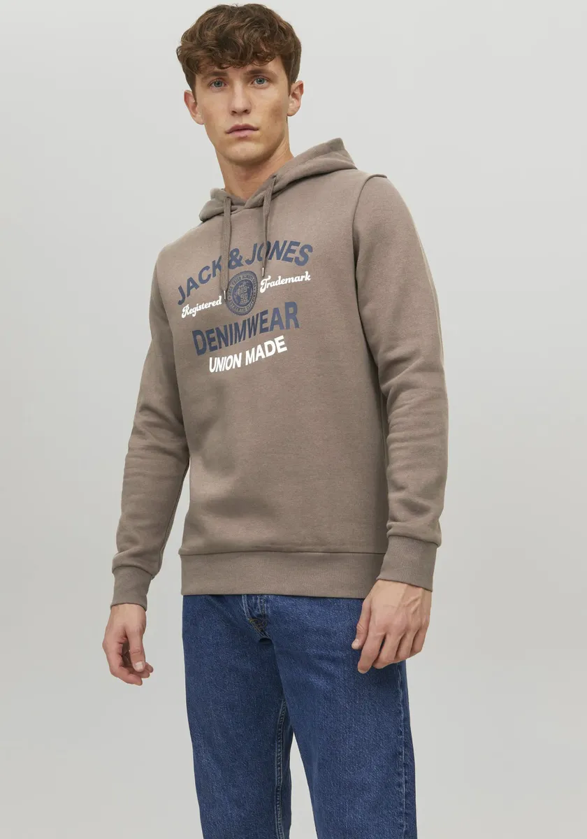 

Толстовка Jack & Jones с капюшоном "LOGO SWEAT HOOD", цвет Falcon