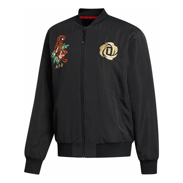 

Куртка adidas Cny Rose Jkt Basketball Sports Jacket Black, черный