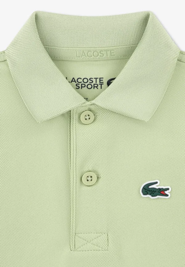 Спортивная поло-рубашка унисекс с силиконовым рисунком под крокодила Lacoste, Bouleau — фото 3