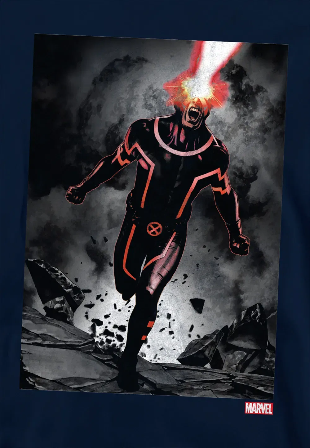 Худи детское Marvel X-Men Cyclops, темно-синий — фото 2