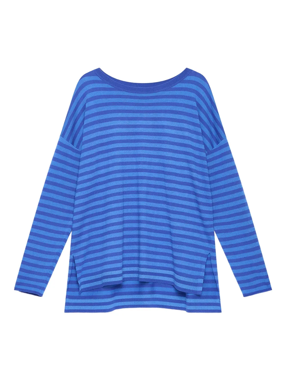 

Полосатая футболка с круглым вырезом Maliparmi, синий