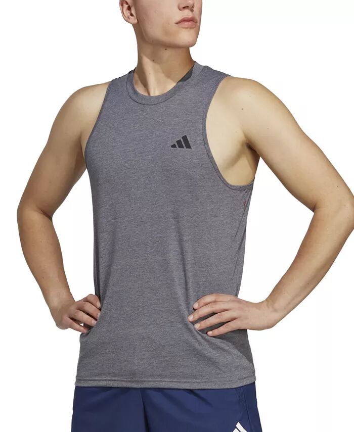 

Мужская майка-топ Feelready Slim-Fit для тренировок adidas, серый