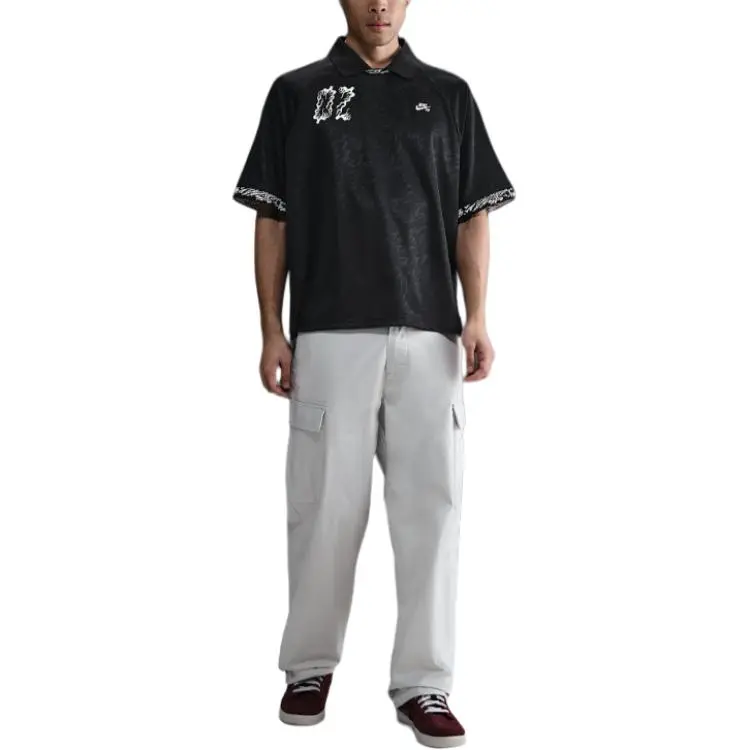 Sb Dri FIT Jacquard Skate Jersey Nike, черный — фото 2