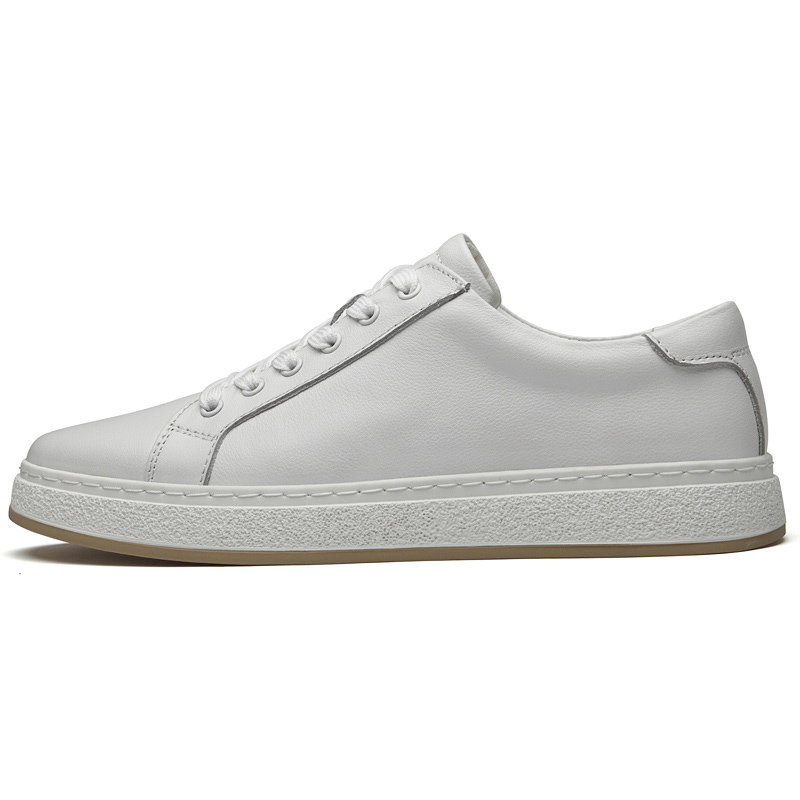 

Mulinsen Мужские скейтерские кеды белые, цвет White[Leather Shoe Size: Athletic Shoes 41 = Size 40 in This Model]