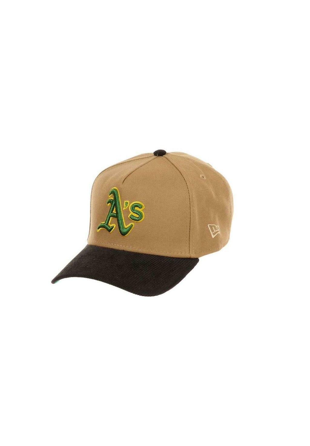 

Бейсболка OAKLAND ATHLETICS MLB 30TH ANNIVERSARY SIDEPATCH CORD 9FORTY A-FRAME SNAPBACK New Era, цвет braun