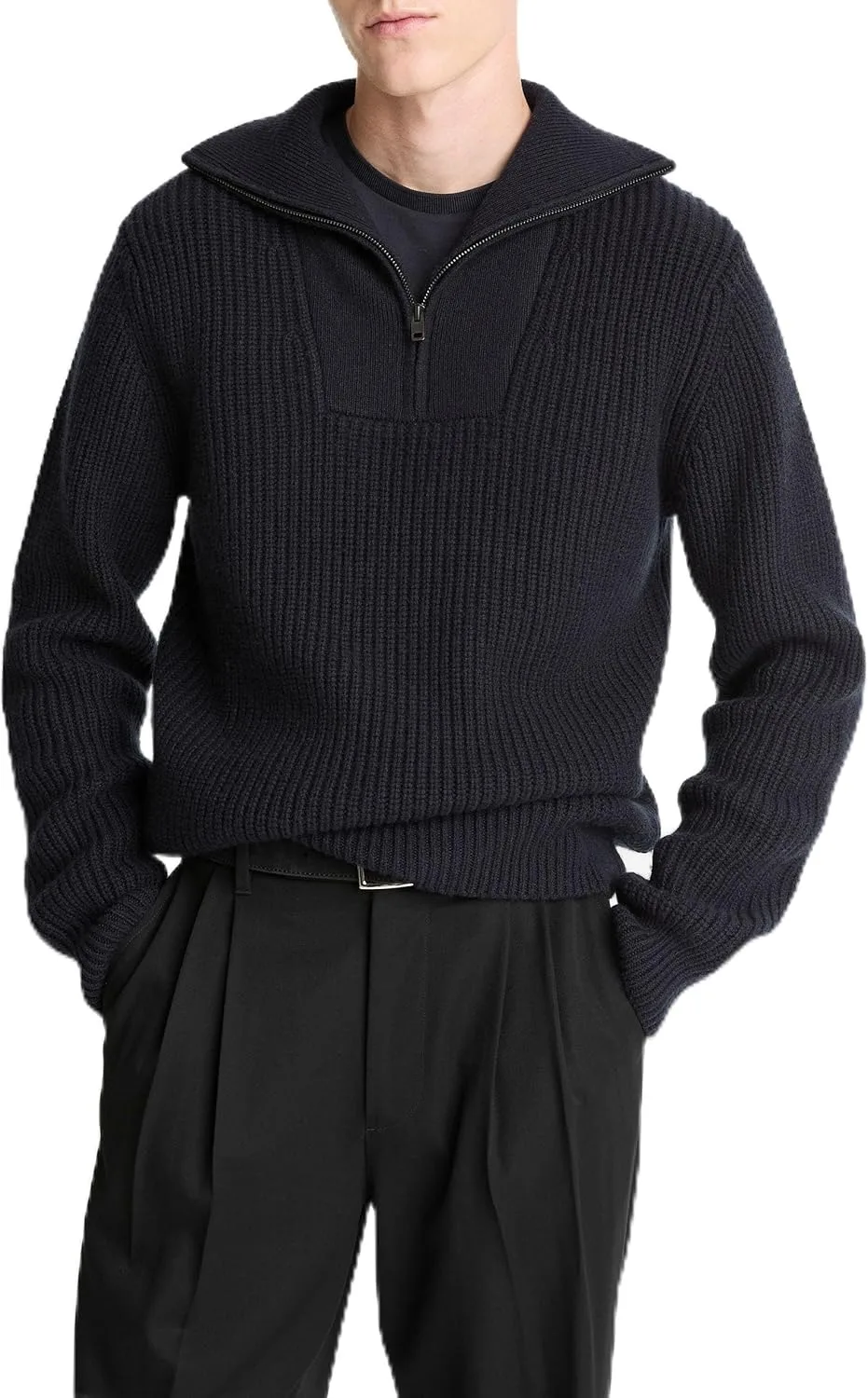 

Vince мужская футболка Heirloom Shaker с молнией на четверть