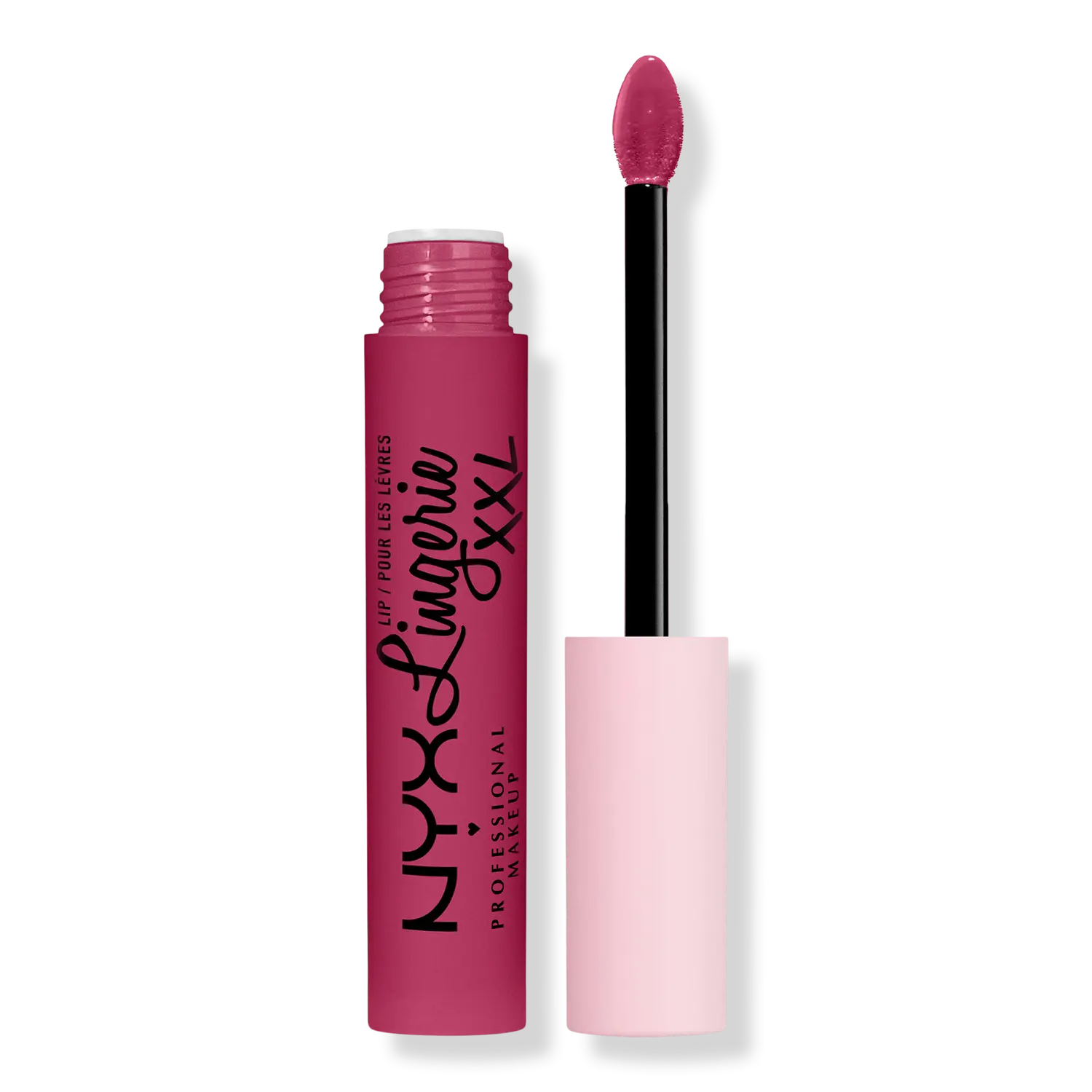 

Жидкая матовая помада Lip Lingerie XXL, стойкая NYX Professional Makeup, Staying Juicy (deep magenta)