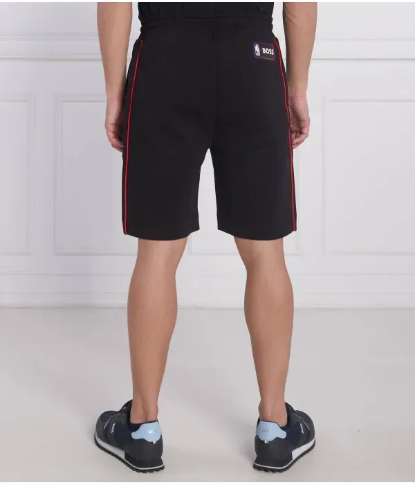 Шорты BOSS X NBA Slam_2 regular fit Boss Orange, черный — фото 4