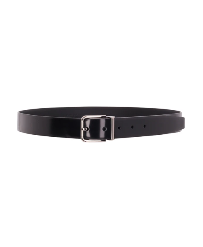 

Ремень с логотипом - модный аксессуар Dolce & Gabbana, черный