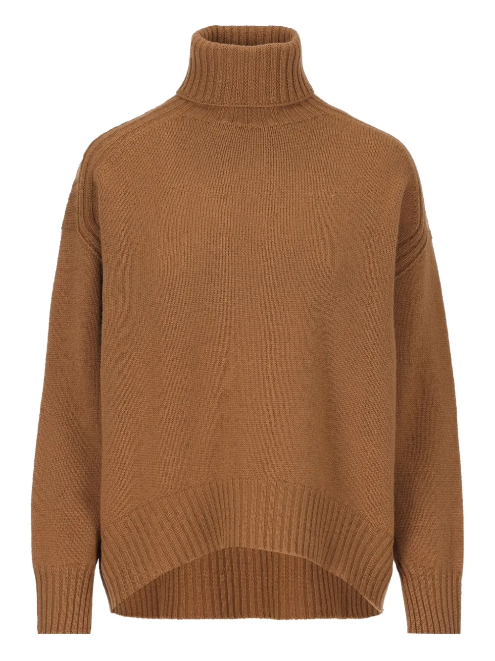 

Свитер с воротником-стойкой Vanisè, коричневый