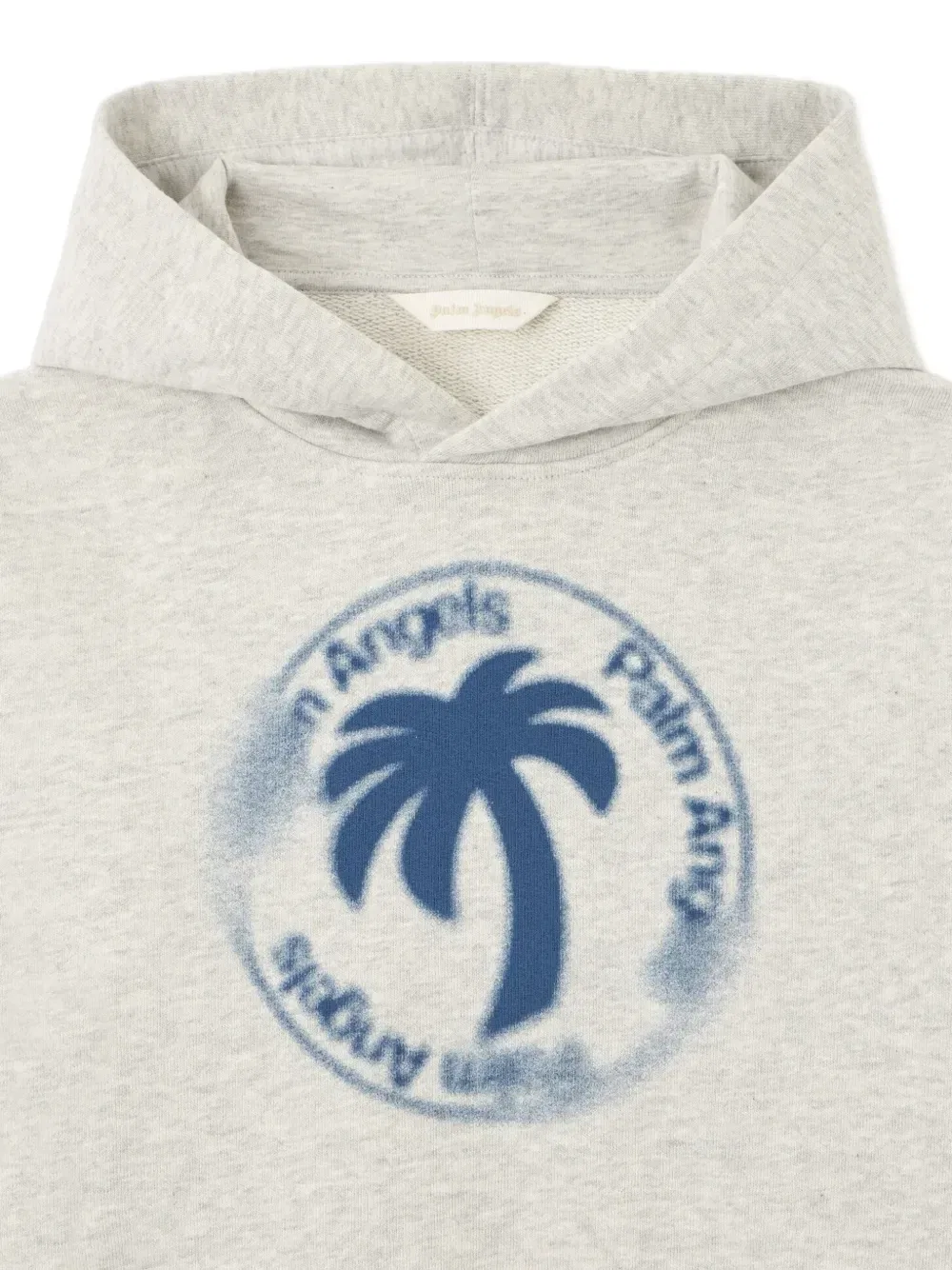 Худи Palm Angels Kids, серый — фото 3