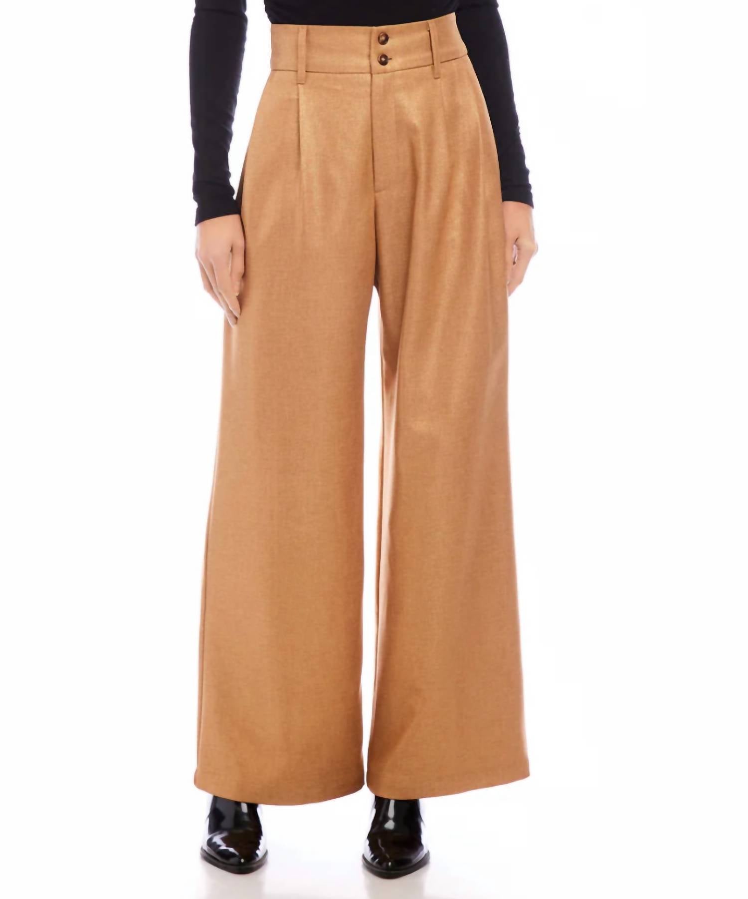

Брюки Sadie цвета Camel Fifteen Twenty
