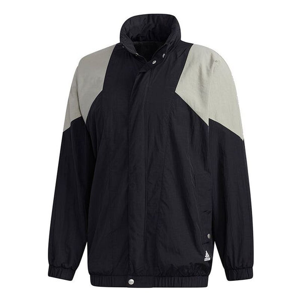 

Куртка adidas Colorblock Alphabet Printing Casual Jacket Black, черный