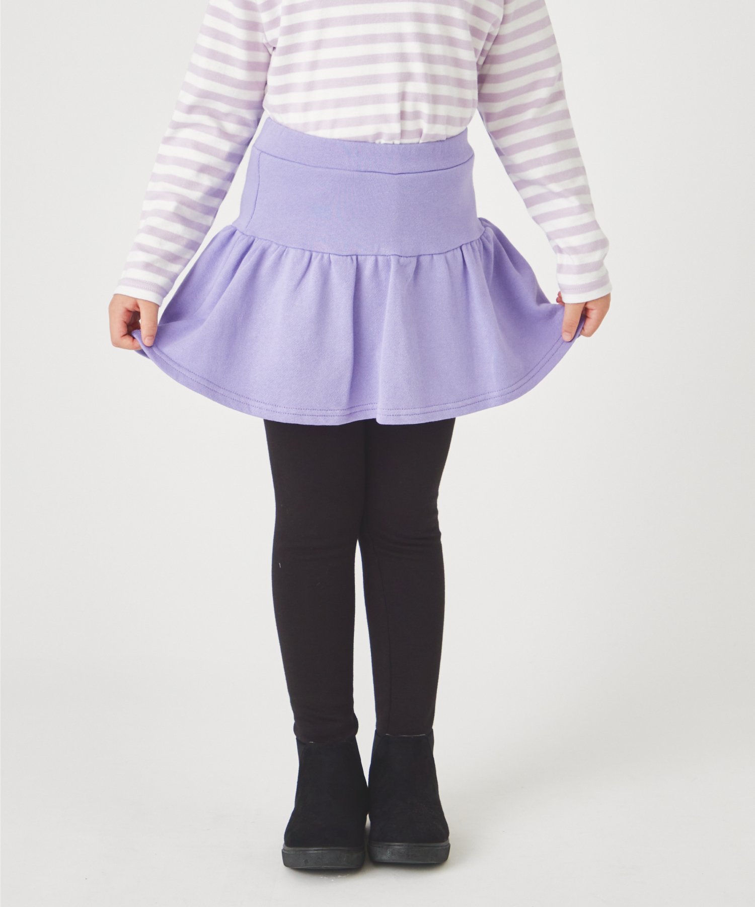 Шорты-юбки на флисовой подкладке Ever Closet, violet