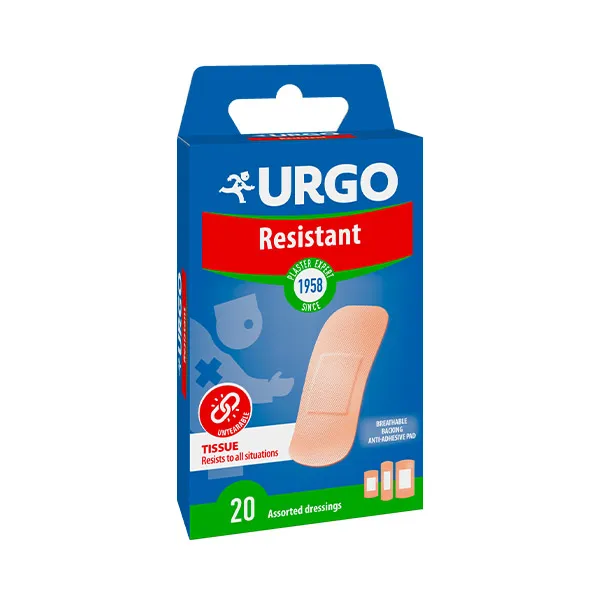 

Устойчивые повязки Resistant Urgo, 20 UD